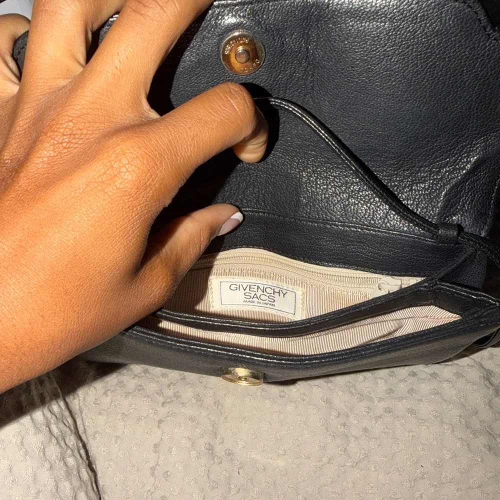 Givenchy Black Leather Crossbody Bag